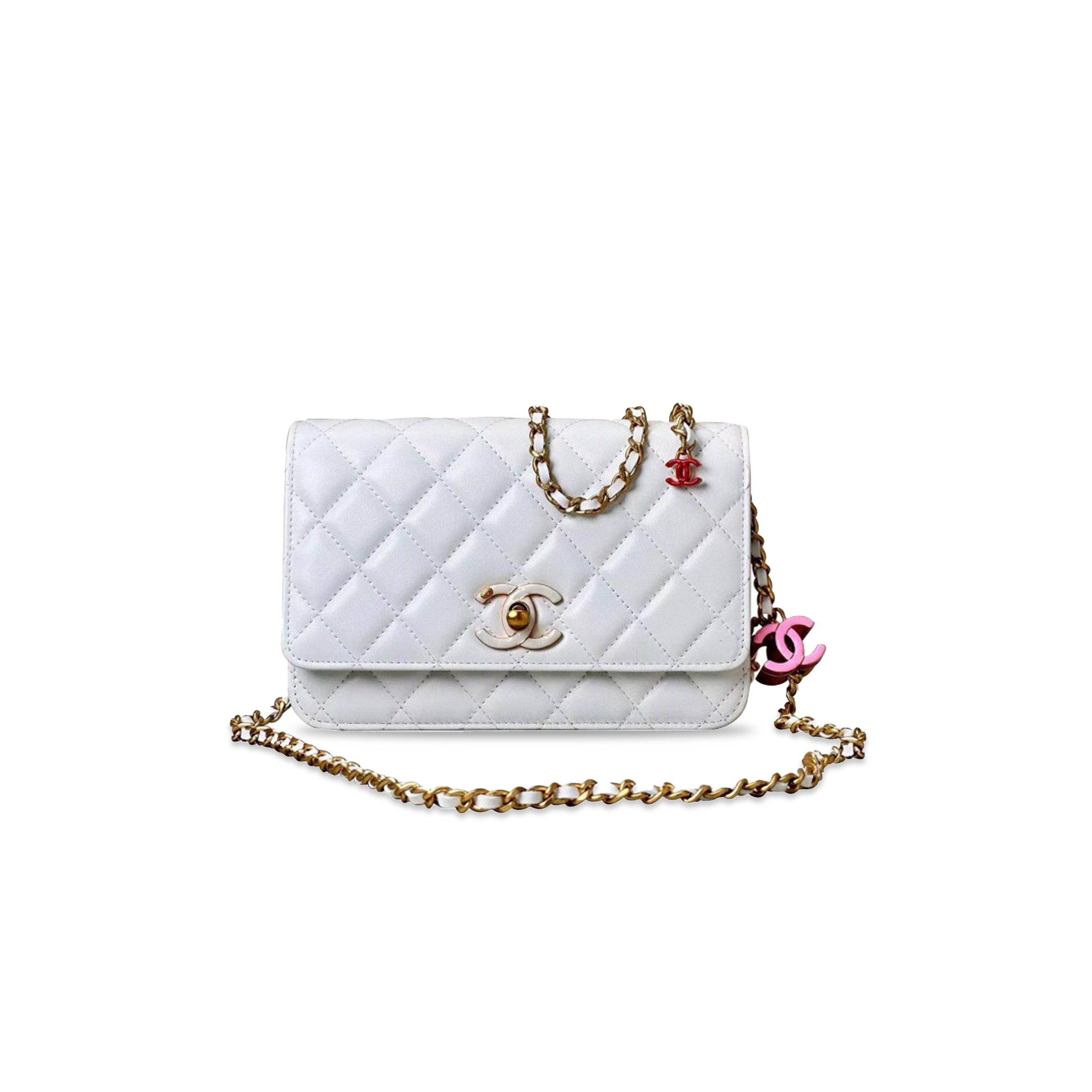 CHANEL WALLET ON SHINY LAMBSKIN AP3938 (19.5*12*5.5cm)